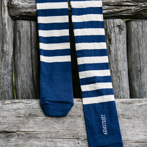 3 pairs of Horizontally Striped Medieval Socks