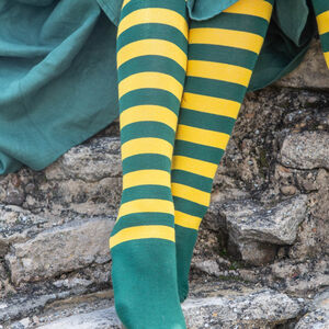 3 pairs of Horizontally Striped Medieval Socks