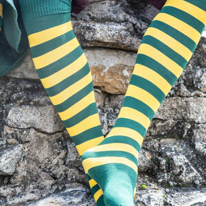 3 pairs of Horizontally Striped Medieval Socks