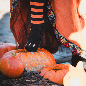 3 pairs of Horizontally Striped Medieval Socks