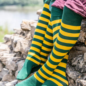 3 pairs of Horizontally Striped Medieval Socks