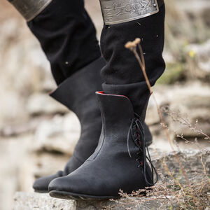 Black Medieval Shoes “Duelist” 
