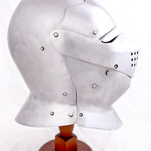 Armet Helm  Medieval Knight Armor 