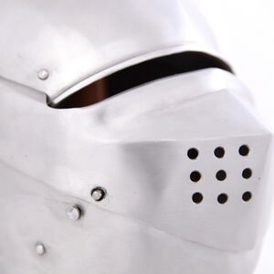 Armet Helm  Medieval Knight Armor 