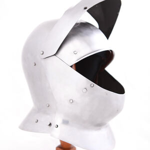 Armet Helm  Medieval Knight Armor 