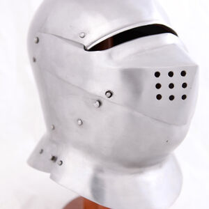 Armet Helm  Medieval Knight Armor 