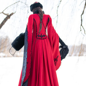 Balkan inspired Fantasy Woolen Coat “Queen of Shamakhan”