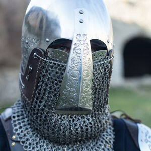 Medieval Bascinet Helmet “Knight of Fortune"