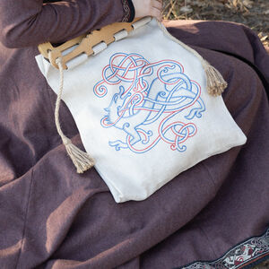 Embrodied satchel medieval