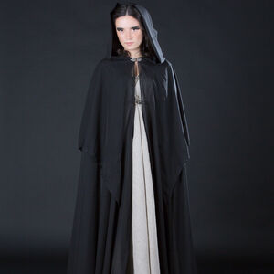 Black Mysterious Fantasy Cloak