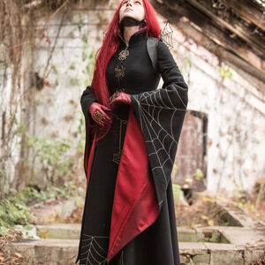Black Witch Coat “Spiderweb”