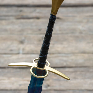 Blackened and brassed ornamental European sword "Evening Star"