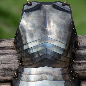 Blackened Plate Chest Armor for Women