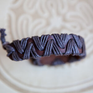 Zigzag Braided Bracelet “Labyrinth”
