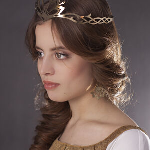 Brass Circlet Crown "Lady Hunter"