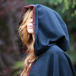 Huge Hood of Cotton Cloak “Secret Garden”