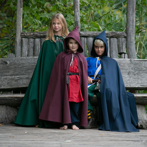 Cotton cloak with hood for kids “First Adventure” Children's Cloak
