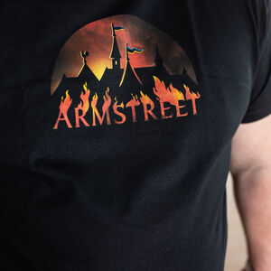 Cotton T-shirt with ArmStreet War Logo