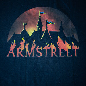 Cotton T-shirt with ArmStreet War Logo