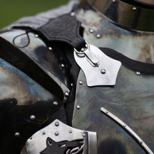 Blackened spring steel cuirass “Dark Wolf”