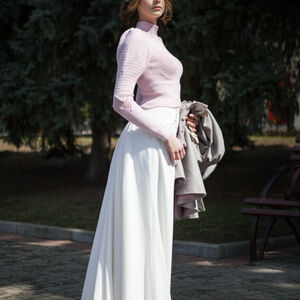 Edwardian Silhouette Skirt “Fleur-de-Lis”