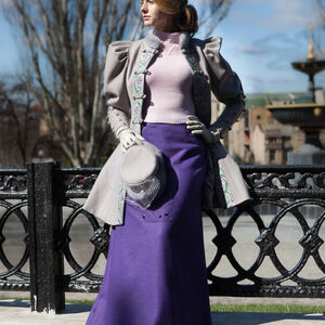 Women's Edwardian Coat And Skirt “Fleur-de-Lis”