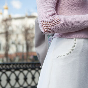 Tiny Buttons Of The Skirt “Fleur-de-Lis”