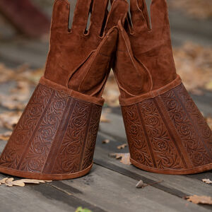 Medieval Leather Fencing gloves “Bird of Prey”