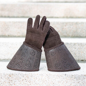 Leather cut and thrust fencing gloves “Bird of Prey”