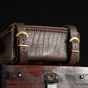 Medieval Leather Western Bag “Boar"