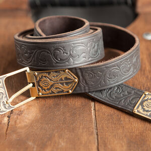 SCA, LARP Leather Belt “Knight of Fortune"