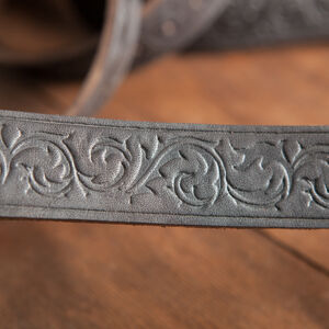 Tooled Leather Belt “Knight of Fortune"