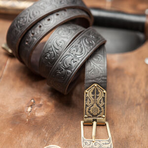 Embossed Leather Belt “Knight of Fortune"