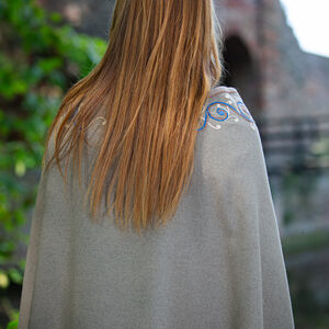 Limited time offer: embroidered woolen cloak "Ilse the Bright"