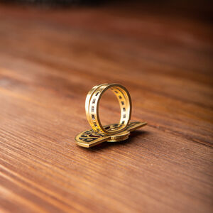 Enamel and Brass Ring “Autumn Princess”