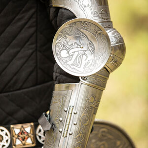 Medieval Knight Fantasy Arm Harness "Mestical Beasts"