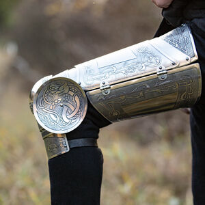 Medieval Paladin leg armor 