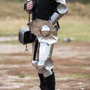 Medieval leg armor “Mythical Beasts”