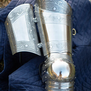 Medieval Paladin Leg Armour “Mythical Beasts”