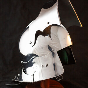 Medieval Sallet Functional Armor Helmet