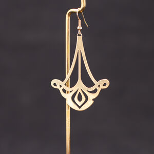 Fantasy Brass Earrings “Art Nouveau"