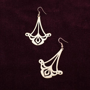 Fantasy Brass Earrings “Art Nouveau"