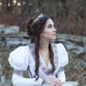 White Medieval "Found Princess" Dress
