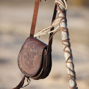 Embossed Leather Bag “Labyrinth”