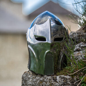 Fantasy spring steel combat helmet “Dark Wolf”