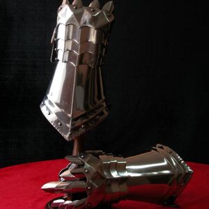 Gothic armor full knight armor suit - armour finger gauntlets