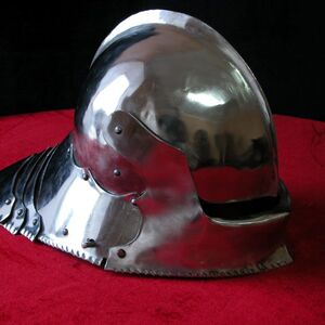 Full gothic armor knight set - sallet armour helmet SCA