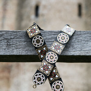 Gothic Knight Belt and Heraldic Chain Set