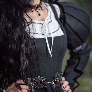 Medieval gothic long dress "Twilight Pumpkin"