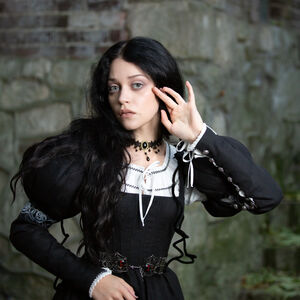 Gothic woman dress "Twilight Pumpkin"